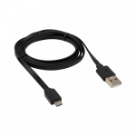 USB кабель microUSB универсальный шнур плоский 1м черный Rexant (1/10/500)